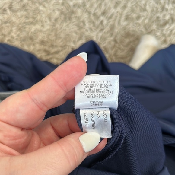 Peter Millar Navy Quarter-Zip CT&CC Logo Pullovers Size Large - Picture 10 of 11